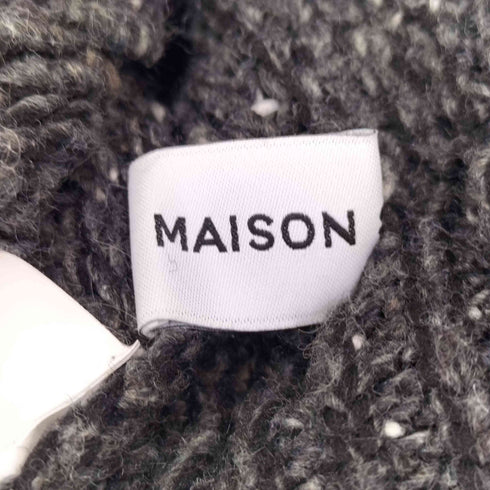 メゾンスペシャル MAISON SPECIAL 23aw 2way Front Zip Knit Wear メンズ FREE